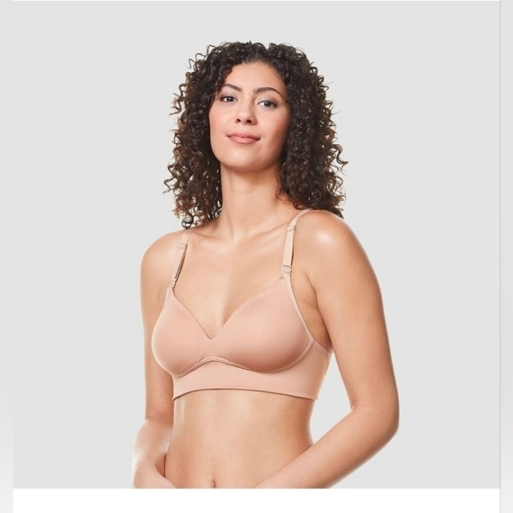 Warners Women's Bra Blissful Benefits Warners Convertible Wire Free Longline